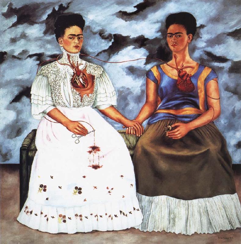 Frida Kahlo The two Fridas oil painting image